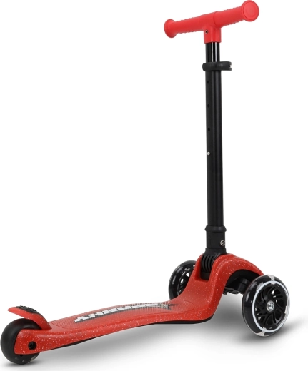 Stable three-wheel design and safe braking