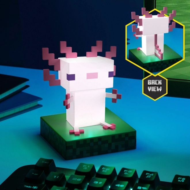 Icon Light Minecrafti aksolotli LED-lambike 10 cm