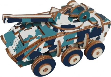 Puidust 3D pusle soomuk