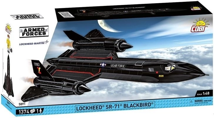 Bricks Lockheed SR-71 aircraft 1374 pieces