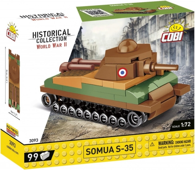 COBI Building Set Historical Collection Somua S-35 1:72