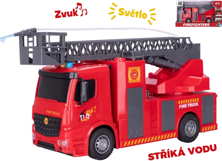 Fire truck 30 cm with water spray and light and sound effects