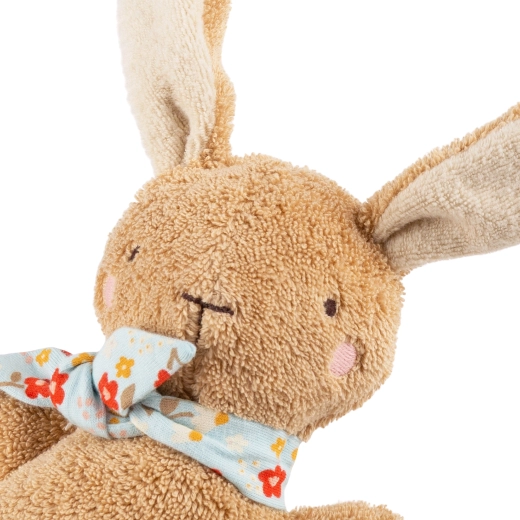 Soft cotton terry and details for first sensory discovery