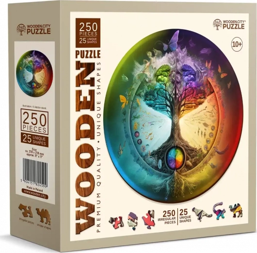 Puidust pusle Elupuu 250 tükki WOODEN CITY
