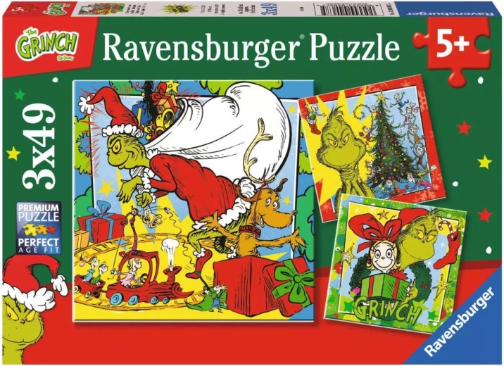 Ravensburgeri pusle Grinch 3x49 tükki