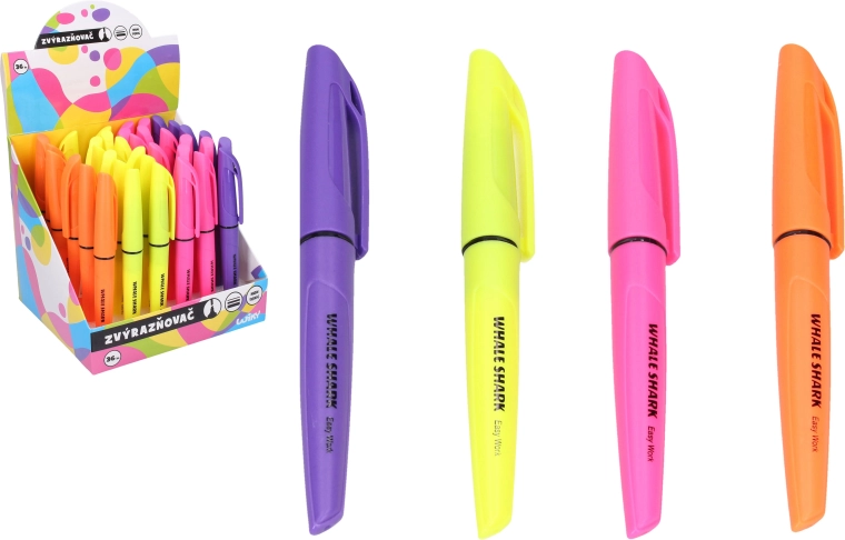 fluorestseeruv marker – 4 värvi komplekt