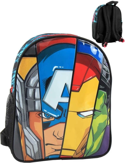 Children's Avengers backpack 25 × 31 × 10 cm with drink holder