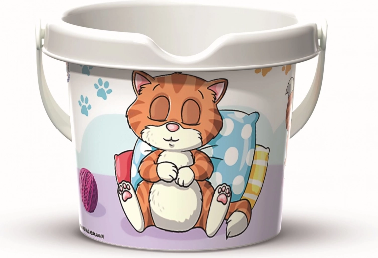 Androni sand bucket playful kitten 13 cm