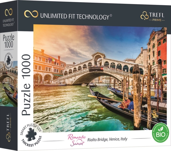 Pusle TREFL UFT Romantic Sunset: Rialto sild Veneetsias, 1000 tükki