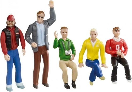 Pealtvaatajate figuurid 1:32 – 5 liigutatavate osadega tegelaskuju komplekt