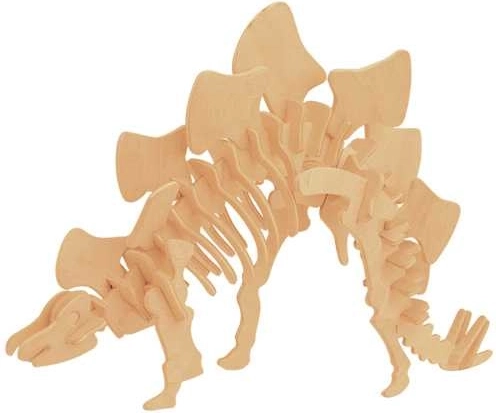 Woodcraft puidust 3D pusle Stegosaurus