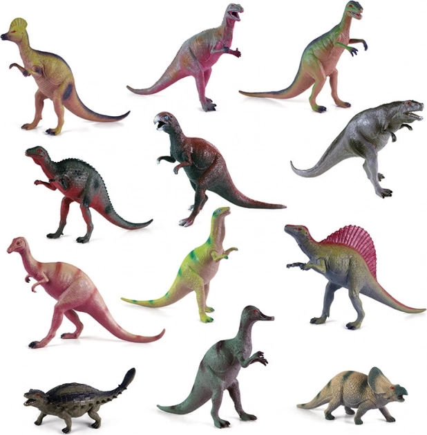 Plastist dinosaurus 25–33 cm – valik 12 liigist