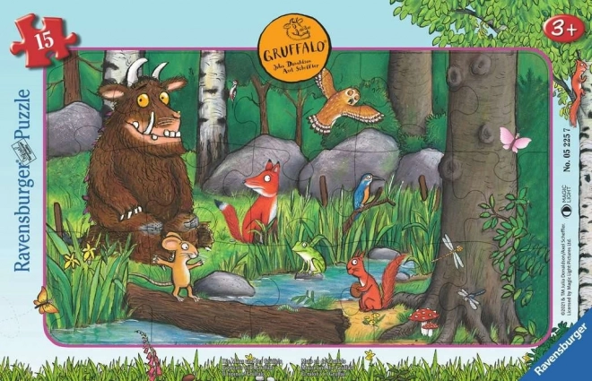 Puzzle Mouse and Gruffalo by Ravensburger, 15 pieces