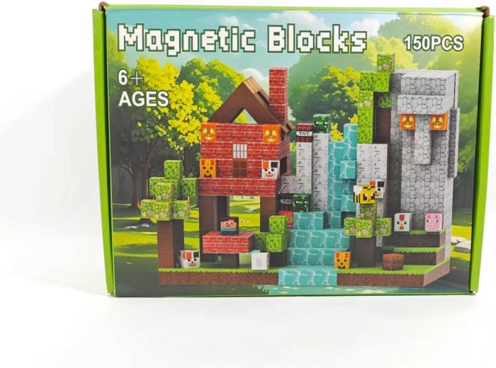 Magnetic 3D Blocks – set of 150 pieces