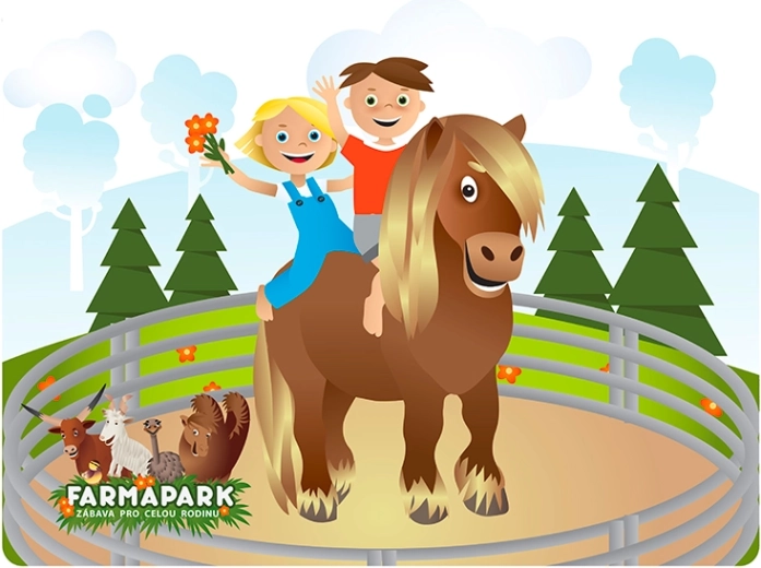 3D postkaart FARMAPARK firmalt PRIME 3D