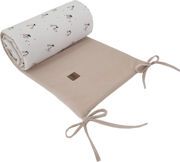 EKO cot bumper Cherry 360 × 35 cm