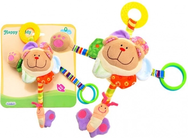 Plush Curtain with Bear for Babies