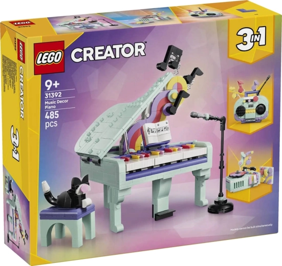 LEGO Creator 3 ühes 1 dekoratiivne klaver kassiga