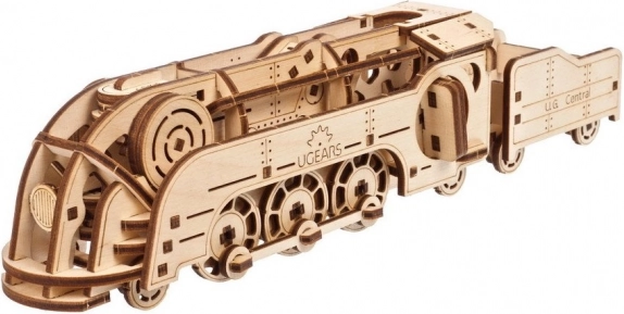 Ugears Wooden 3D Mechanical Model Kit MINI Locomotive