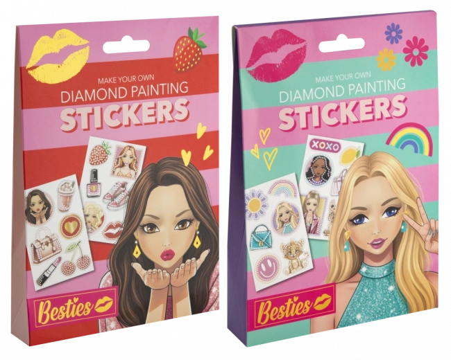 Teemandimaal „Besties” – kleepsud