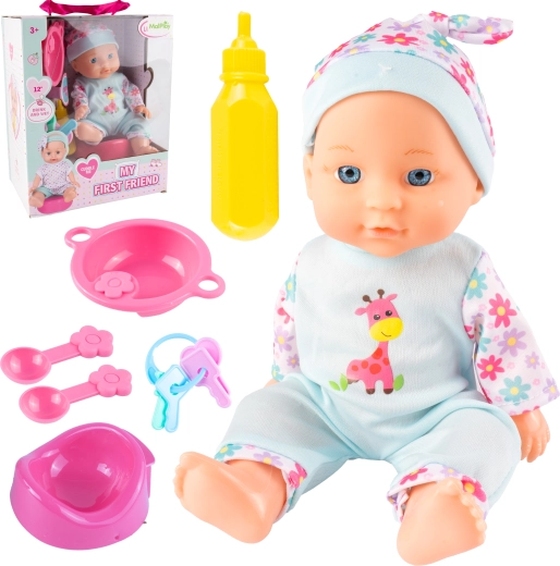 Beebinukk 29 cm tarvikute ja potiga
