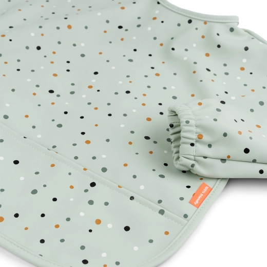 Done by Deer põll varrukate ja taskuga Happy dots roheline