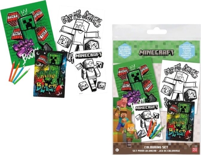 Minecrafti loominguline värvimiskomplekt