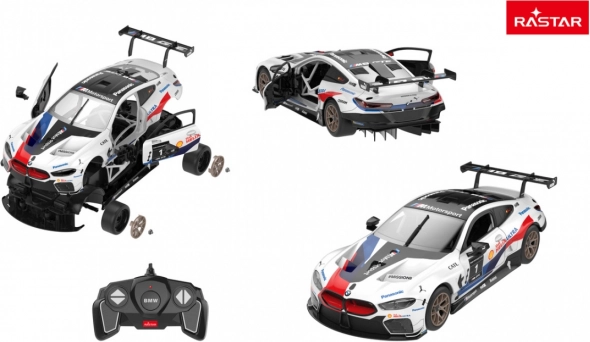 Rastar RC building kit BMW M8 GTE 1:18
