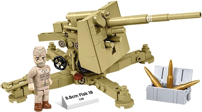 Iconic 8.8 cm Flak 18 gun in 1:35 scale