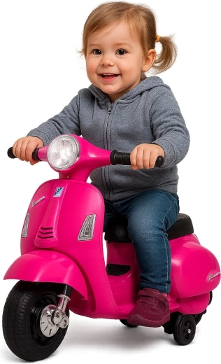 Laste elektriline tõukeratas Vespa Mini, roosa