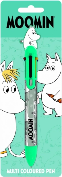 Colorful pen with Moomins
