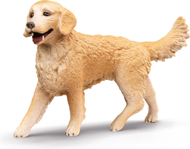 Detailed golden retriever figure