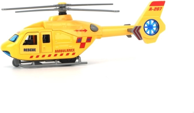 Tagasitõmmatav päästehelikopter – pull-back helikopter lastele