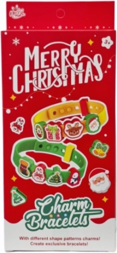 Creative set of Christmas beads for making bracelets