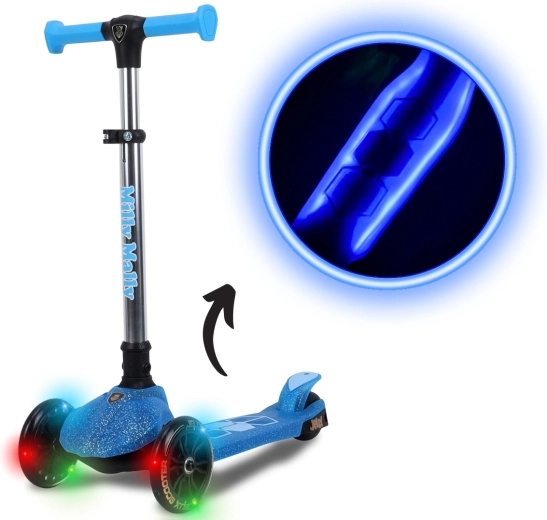 Milly Mally three-wheel children's scooter Jelly blue