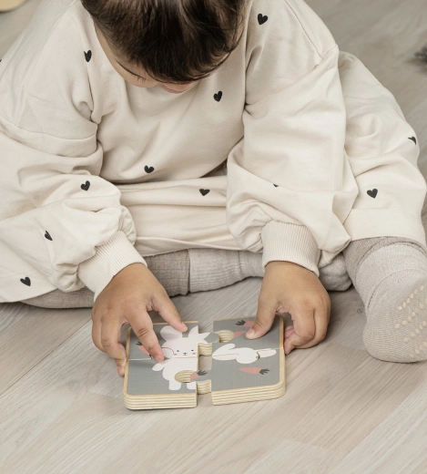 Double-layer puzzle for imagination and logical thinking