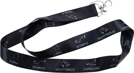 Kaelapael metallkarabiiniga Zodiac