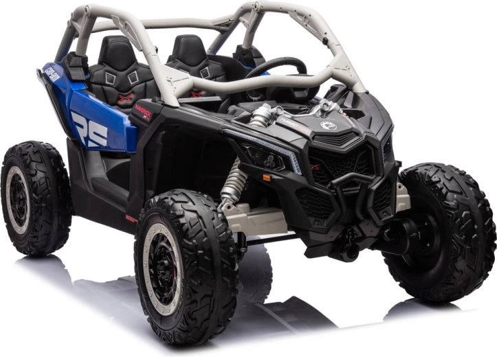 Can-Am Maverick Turbo RR elektriline akutoitega lasteauto – sinakashall, lakitud