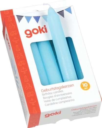 Heledsiniste sünnipäevaküünalde komplekt – 1 tk