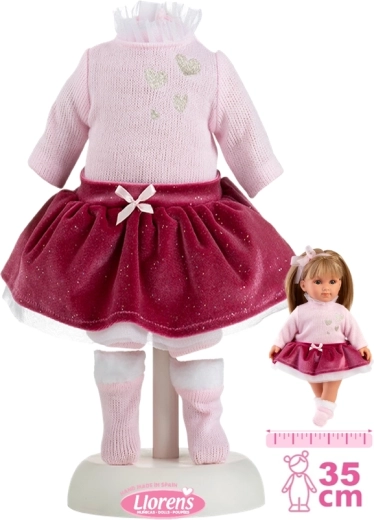 Llorensi nuku riietus 35 cm – 3-osaline komplekt