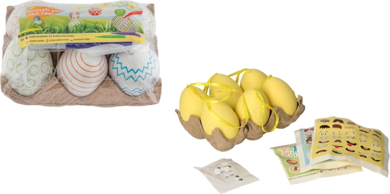 Lihavõtte plastmunad – komplekt 6 tk