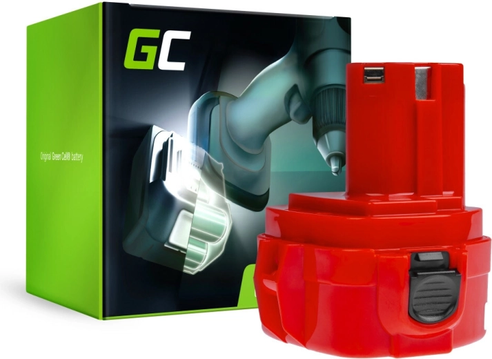 Green Celli aku Makita 12 V jaoks 3000 mAh Ni-MH