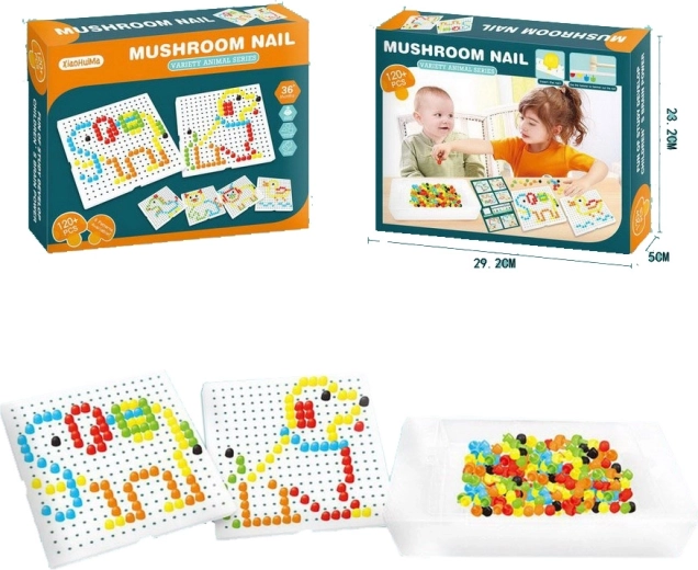 Loomade mosaiik 120 tk