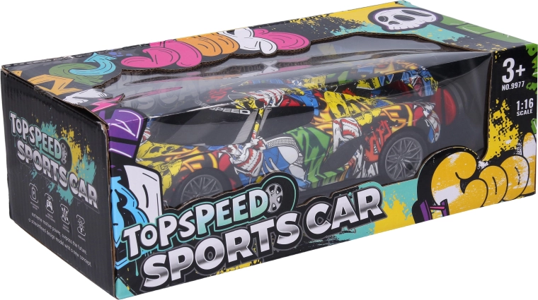 Graffiti RC kaugjuhitav auto 24,5 cm - 1 tk