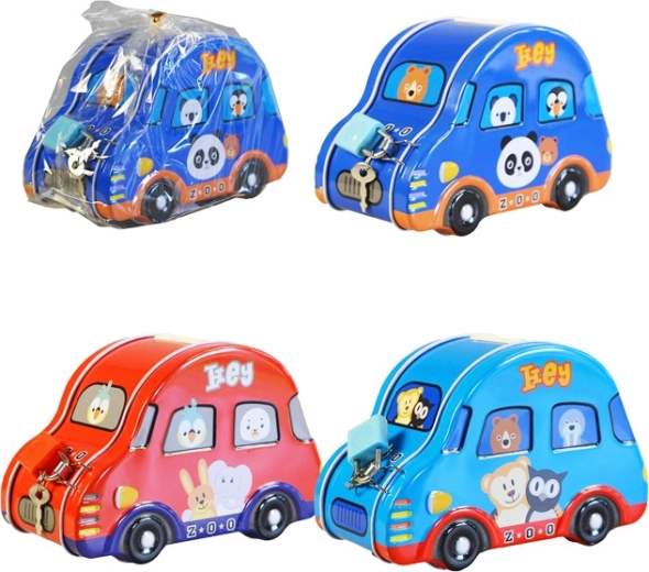 Car-shaped money box for kids