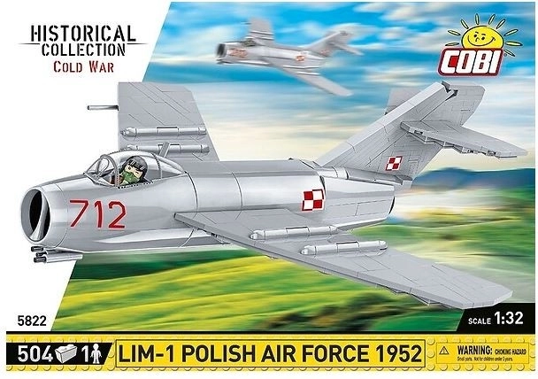 LIM-1 lennuki ehituskomplekt Poola õhuvägi 1952 (MIG-15) 1:32