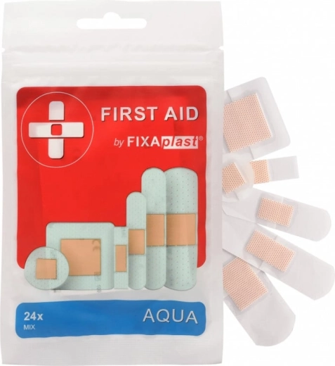 Fixaplast First Aid Aqua Mix veekindlad plaastrid (24 tk)