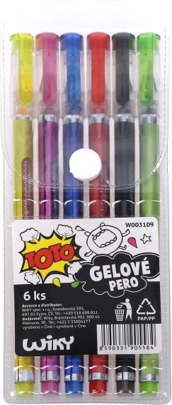 Gel Pens TOTO Set of 6