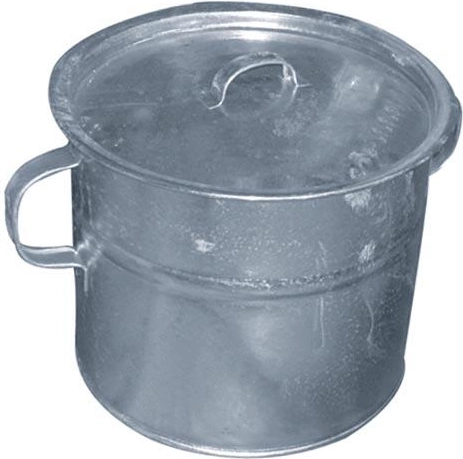 30 l tsingitud aurutuspott kaanega