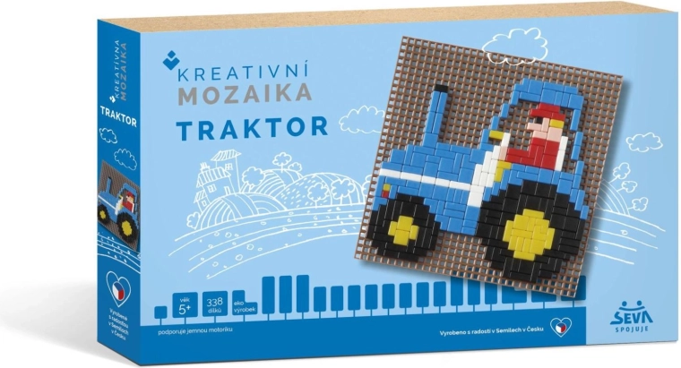 Creative Mosaic Tractor (338 pieces)